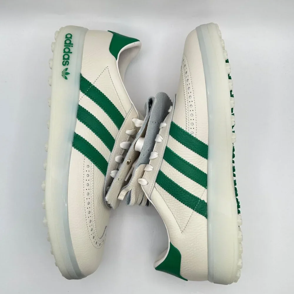 Mens Adidas Coursecup SL Sz12 Spikeless Golf Shoes Chalk White/Green IH8436 NEW - Picture 7 of 8